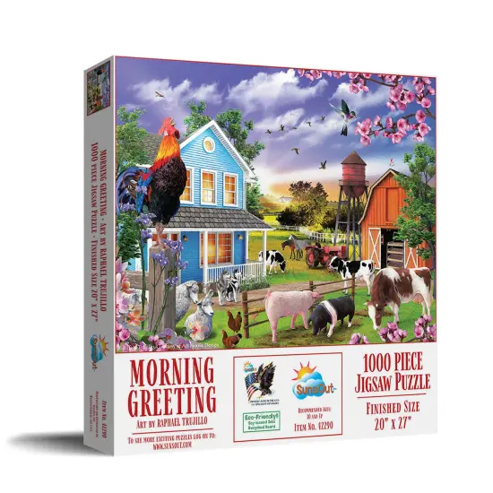 Sunsout Morning Greeting 1000 pc Jigsaw Puzzle 42290 {3}