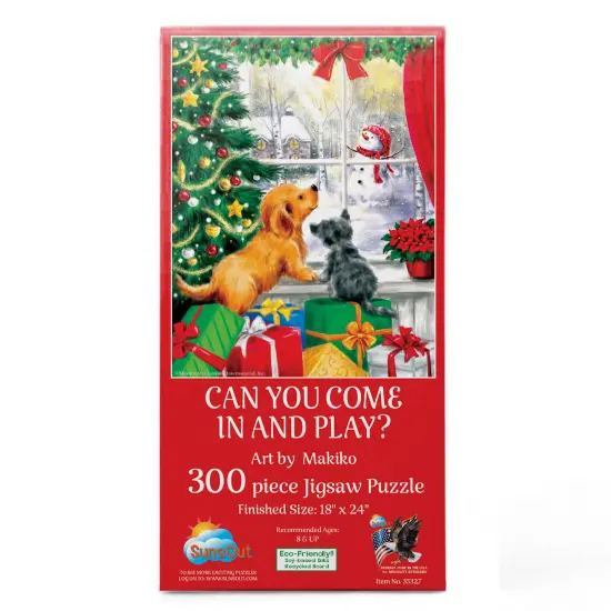 Sunsout Can You Come in and Play 300 pc Christmas Jigsaw Puzzle 35327 {4}