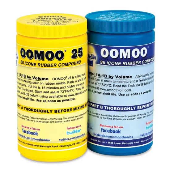 Smooth-On Oomoo 25 Silicone Rubber, 2.8 lbs {2}