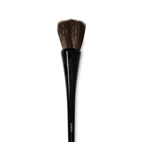 Luco Black Squirrel Brush - Square-Edged, 8 Locks {1}