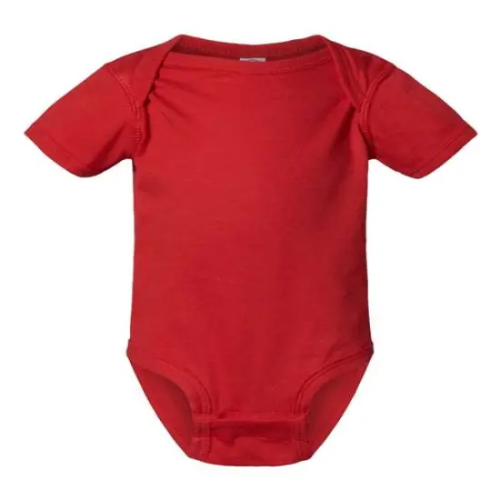 Rabbit Skins&reg; Premium Fine Jersey Baby Bodysuit - 4424 Red {2}