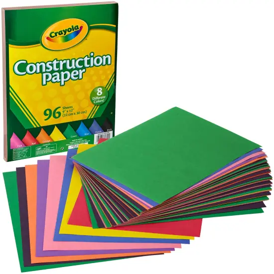 Multipack of 24 - Crayola Construction Paper Pad 9"X12"-96 Sheets {2}