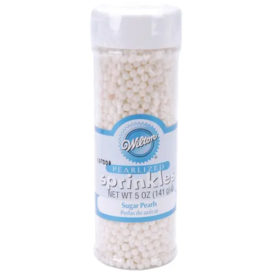 Wilton Pearl Sprinkles 5oz-White {1}