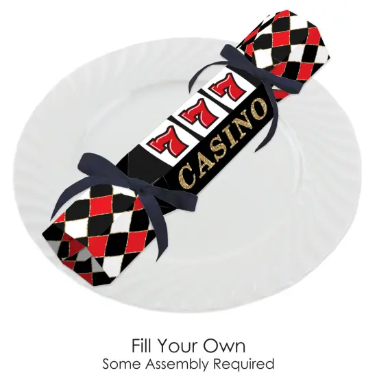 Big Dot of Happiness Las Vegas - No Snap Casino Party Table Favors - DIY Cracker Boxes - Set of 12 {3}