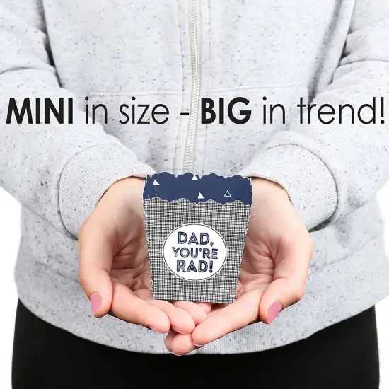 Big Dot of Happiness My Dad is Rad - Party Mini Favor Boxes - Father's Day Party Treat Candy Boxes - Set of 12 {6}