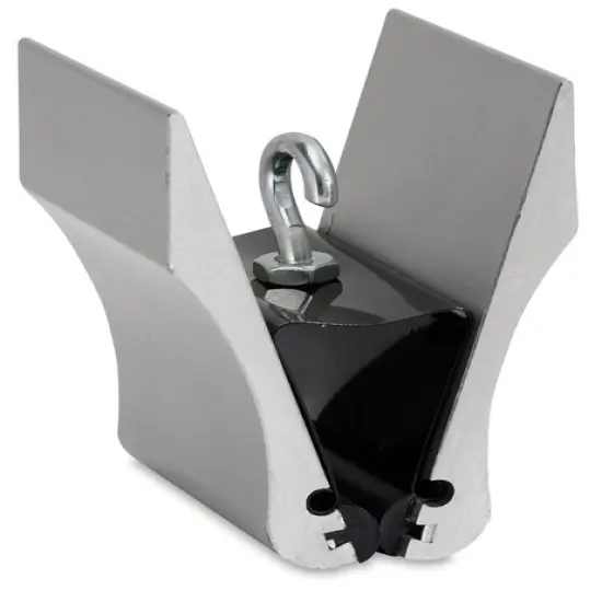 Testrite Visual Clamp - Silver, With Eye Hook {1}