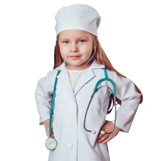 Blue Doctor's Stethoscope Toy - Doctor Or Nurse Pretend Play Costume Accessories and Prop Toys for Kids - 1 Piece {4}