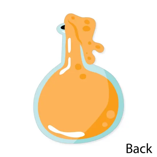 Big Dot of Happiness Scientist Lab - Shaped Thank You Cards - Baby Shower or Birthday Party Thank You Note Cards with Envelopes -Set of 12 {6}