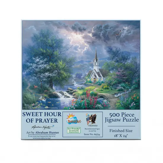 Sunsout Sweet Hour of Prayer 500 pc Jigsaw Puzzle 69754 {4}