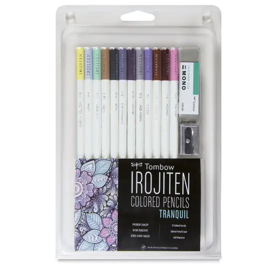Irojiten Color Pencil Set - Tranquil Colors, Set of 12 {2}