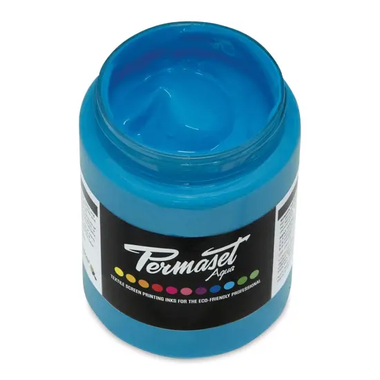 Permaset Aqua Fabric Ink - Light Blue, 300 ml {1}