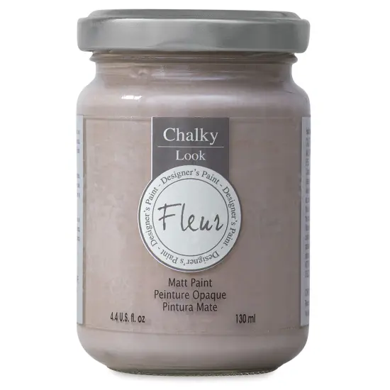 Fleur Chalky Look Paint - Indian Elephant, 4.4 oz jar {1}
