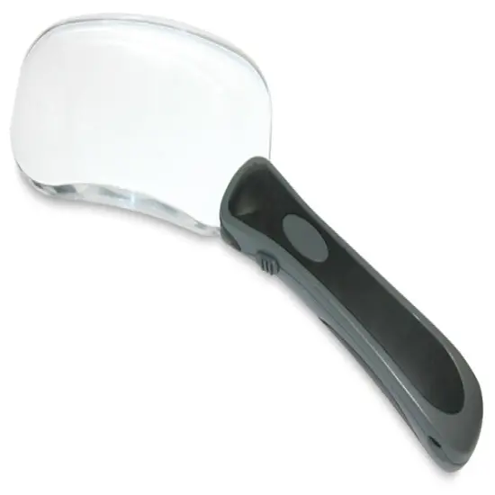 Carson RimFree LED Magnifier - Rectangle, 2X {1}