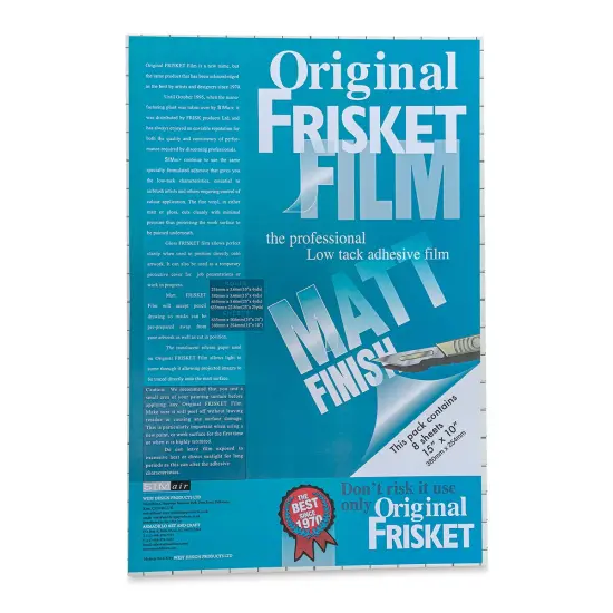 Original Frisket Film Pack - 8 Sheets, 15" x 10", Matte {1}