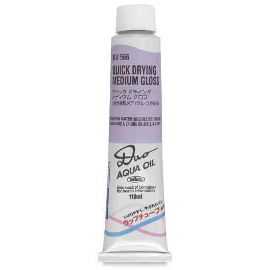 Holbein Duo Aqua Oil Quick Drying Medium Paste - Gloss, 110 ml tube {2}