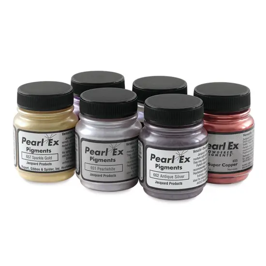 Jacquard Pearl-Ex Pigment - Sampler, Set of 6 {1}