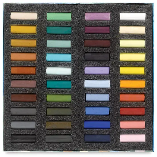 Art Spectrum Artists' Soft Pastel Set - Assorted Colors, Half Stick , Set of 40 {2}