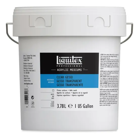 Liquitex Acrylic Gesso - Clear, Gallon {2}