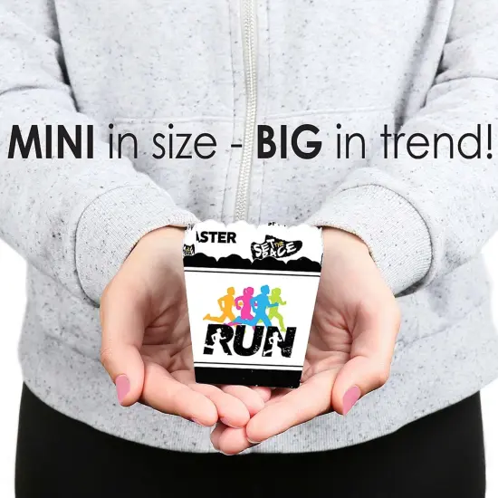 Big Dot of Happiness Set the Pace - Running - Party Mini Favor Boxes - Track, Cross Country or Marathon Party Treat Candy Boxes - Set of 12 {6}