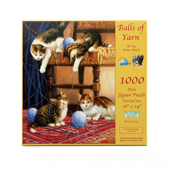 Sunsout Balls of Yarn 500 pc Jigsaw Puzzle 13339 {4}