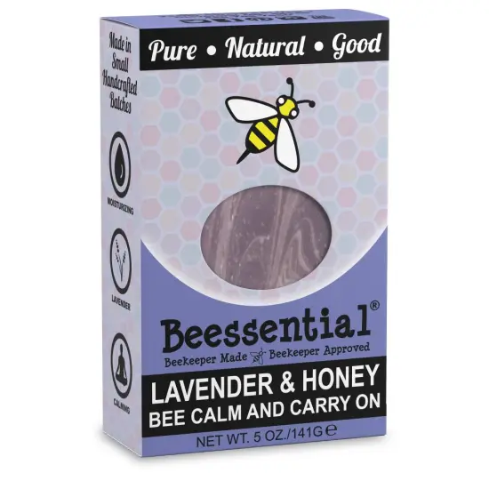 Beessential Natural Bar Soap - Lavender & Honey {1}