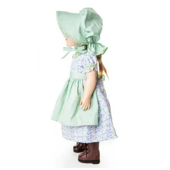 The Queen's Treasures 18 Inch Doll 3 Piece Purple and Green Prairie Dress {4}