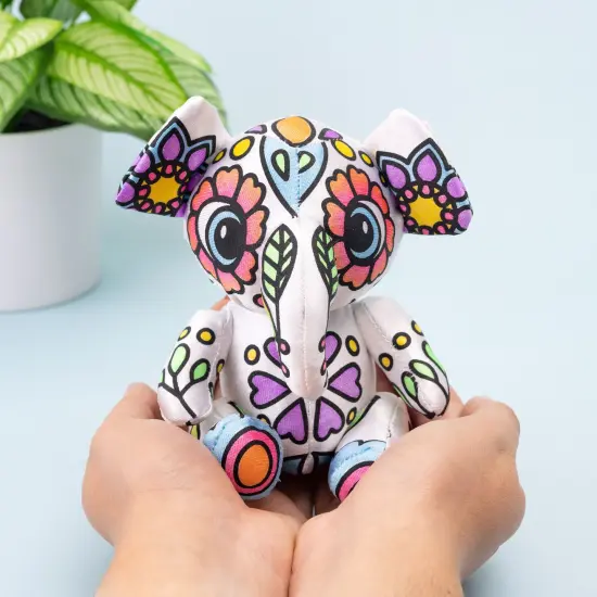 Colorbok Make It Colorful! Color Your Own Plush-Elephant {6}