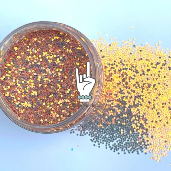 Can't Buy Me Love West Coast Premium Color Shift Weighted Pixie for Poxy 1/24 Medium Glitter {1}