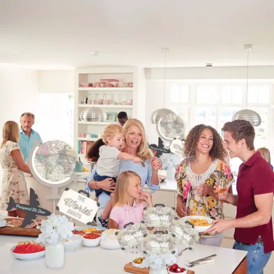 Big Dot of Happiness World Awaits - Travel Themed Party Centerpiece Sticks - Showstopper Table Toppers - 35 Pieces {6}