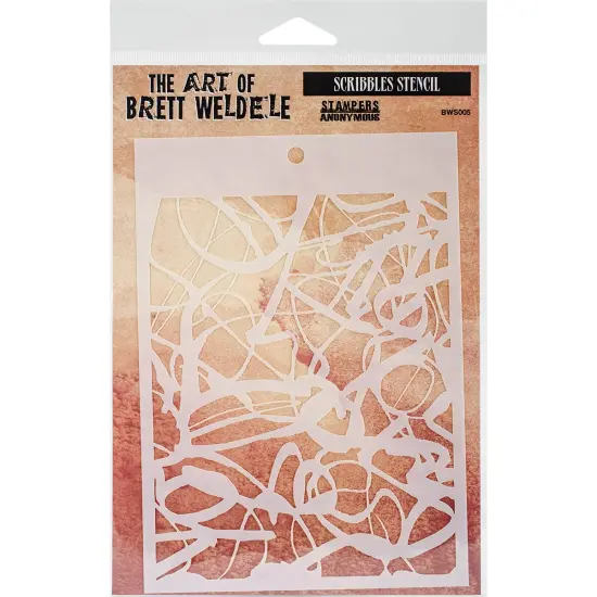 Brett Weldele Stencils 6.5"X4.5" {1}