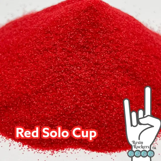 Red Solo Cup Pixie for Poxy Micro Fine Glitter {1}