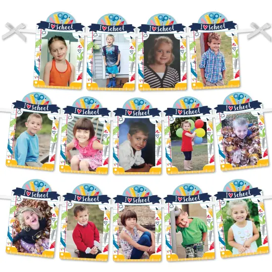 Big Dot of Happiness Back to School - DIY First Day of School Classroom Decorations Decor - Picture Display - Photo Banner {1}