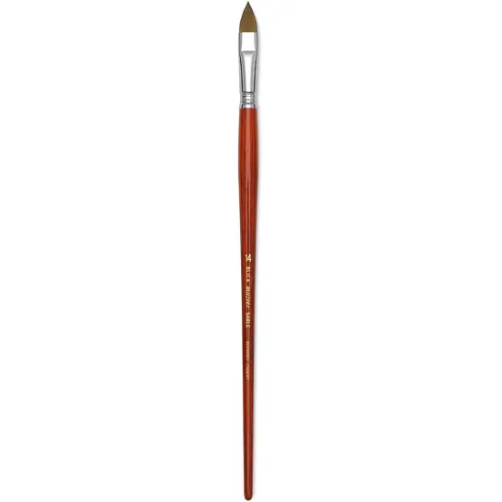 Blick Master Kolinsky Sable Brush - Filbert, Long Handle, Size 14 {1}