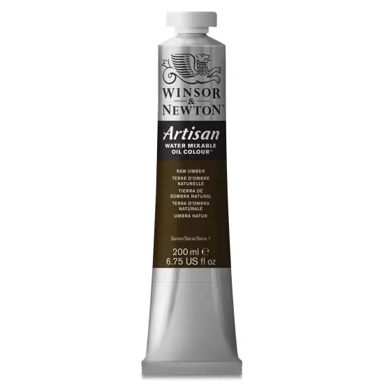 Winsor & Newton Artisan Water Mixable Oil Paint - Raw Umber, 200 ml tube {1}