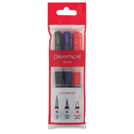 Caran d'Ache Museum Aquarelle Waterbrushes - Set of 3 {1}