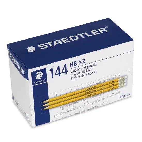 Staedtler Yellow Pencils - Class Pack of 144 {2}