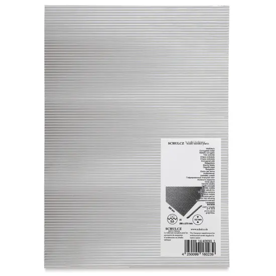 Schulcz Structured Aluminum Sheet - Wave, 3 mm, 7-5/8" x 11-3/4" {1}