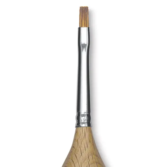 Blick Egg Handled Brush - Flat, Size 4 {1}