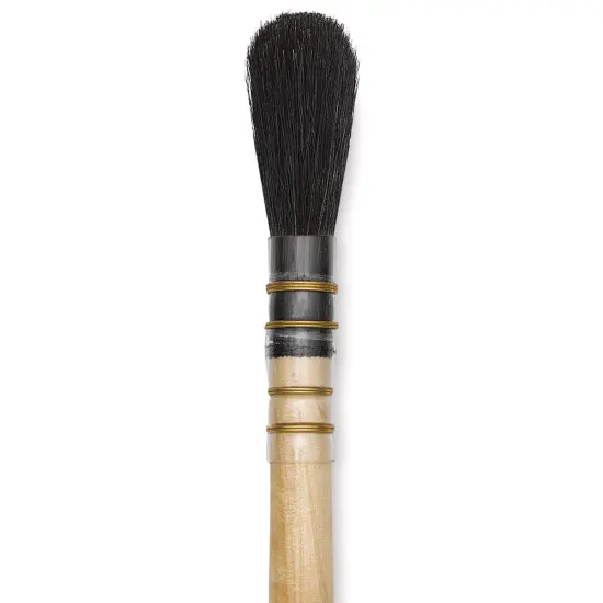 Da Vinci Black Goat Brush - Quill Mop, Short Handle, Size 4 {1}