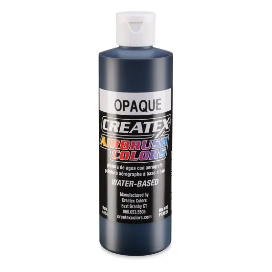 Createx Airbrush Color - 8 oz, Opaque Black {1}