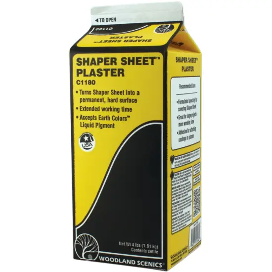 Woodland Scenics Shaper Sheet Plaster-4lb {2}