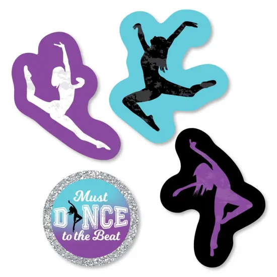 Big Dot of Happiness Must Dance to the Beat - Dance - DIY Shaped Birthday Party or Dance Party Cut-Outs - 24 Count {1}