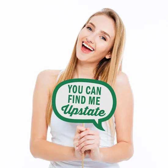 Big Dot of Happiness Funny New York - Photo Booth Props Kit - 10 Piece {3}