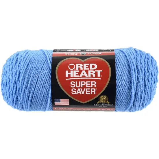 Multipack of 6 - Red Heart Super Saver Yarn-Delft Blue {2}