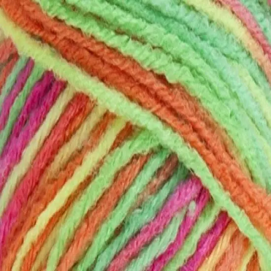 Multipack of 06 - Red Heart Super Saver Yarn-Day Glow {3}