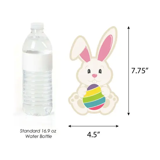 Big Dot of Happiness Hippity Hoppity - Bunny Decorations DIY Easter Party Essentials - Set of 20 {6}