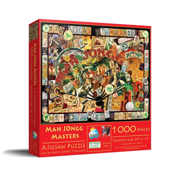 Sunsout Mah Jongg Masters 1000 pc Jigsaw Puzzle 70041 {3}