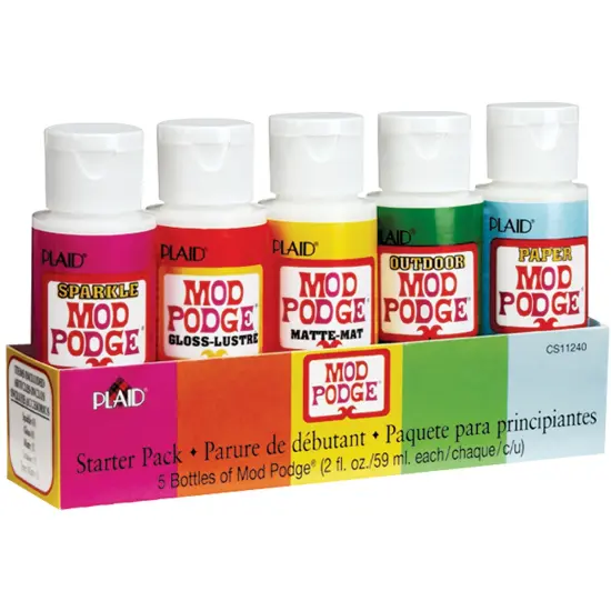 Plaid Mod Podge Starter Pack 5/Pkg-2oz {2}