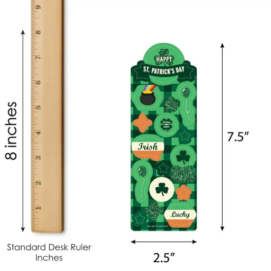 Big Dot of Happiness St. Patrick's Day - Saint Paddy's Day Party Favor Kids Stickers - 16 Sheets - 256 Stickers {4}