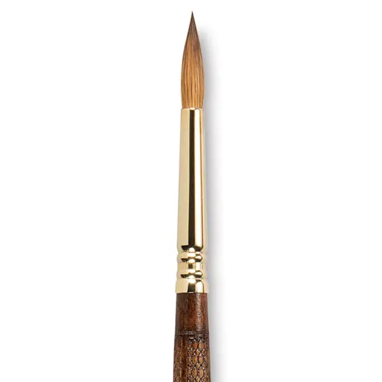 Escoda Reserva Kolinsky-Tajmyr Sable Brush - Pointed Round, Short Handle, Size 8 {2}